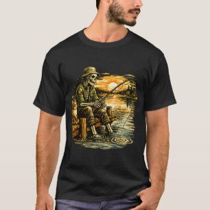 Camiseta Preso à Liberdade ao Ar Livre Pesca Patriótica