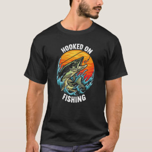Camiseta Preso à Pesca Ideias de Pesca Divertida Pesca Pré