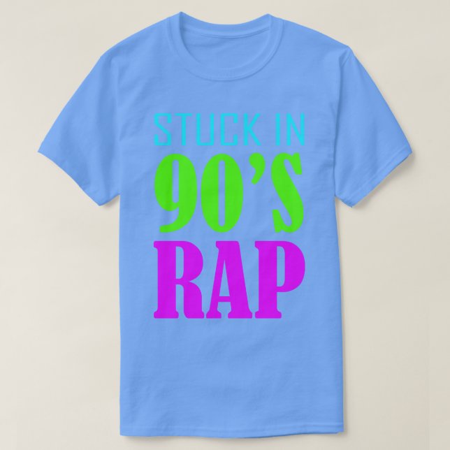Camiseta Preso em Rap dos anos 90 (Frente do Design)