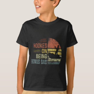 Camiseta Preso em Ser Pai Bônus Presentes de Pesca Pai Dia