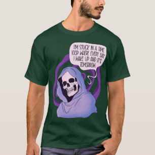 Camiseta Preso em um loop de tempo