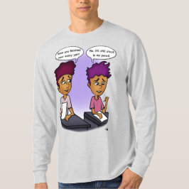 Camiseta Preso na minha Cinza de lápis - Camisa-T de mangue