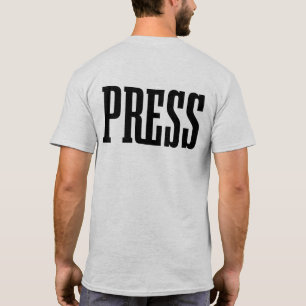 Camiseta Press Two Sided for Repórteres Journos News Crew