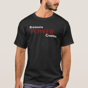 Camiseta Pressão Cria energia - Alimentação vermelha móvel