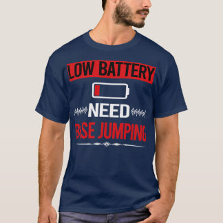 Camiseta Pressionamento na base da bateria fraca