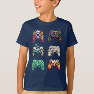 Camiseta Pressione Start to Spook Gaming Controllers Hallow