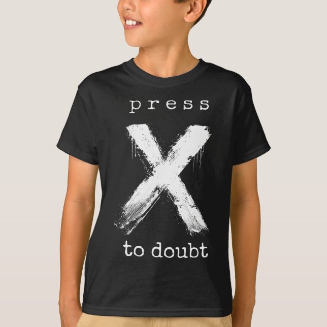 Camiseta Pressione X Para Duplicar Meme  (Frente)