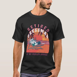 Camiseta Pressman Funny Vintages aposentado