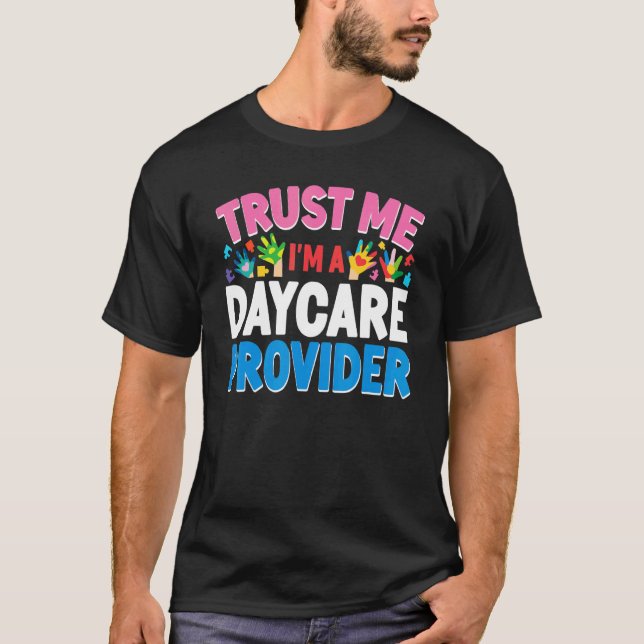 Camiseta Prestador de cuidados infantis Professor Babysitte (Frente)