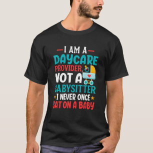 Camiseta Prestador de serviços de acolhimento de crianças -