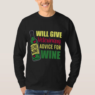 Camiseta Prestará Aconselhamento Veterinário Para A Medicin