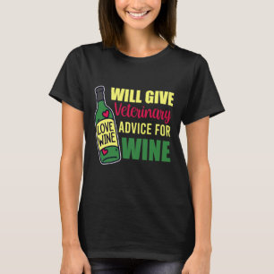 Camiseta Prestará Aconselhamento Veterinário Para A Medicin