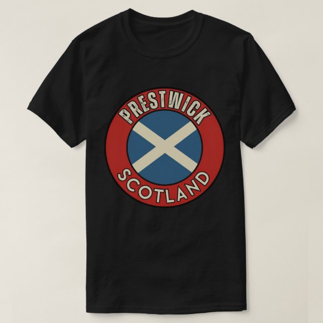 Camiseta Prestwick, Escócia (Frente do Design)