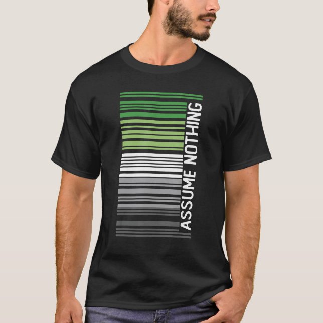 Camiseta Presume-se que não existe nenhum código de barras  (Frente)