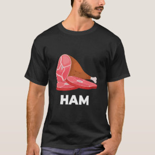 Camiseta Presunto Pratos Correspondentes Fantasias Comida N