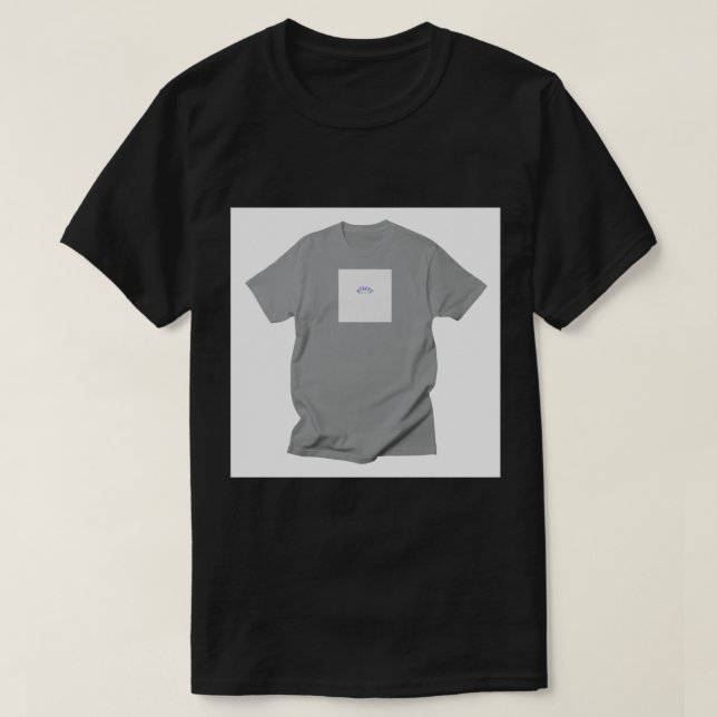 Camiseta Preta Básica (Frente do Design)