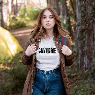Camiseta Preta Branco e Verde