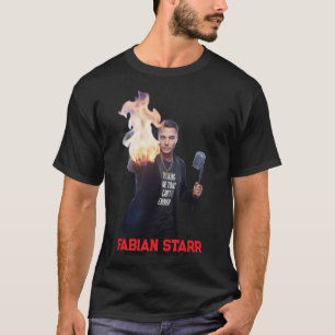 Camiseta Preta Burning in Your Touch - Fabian Star