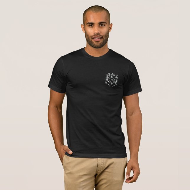 Camiseta preta clássica (Frente Completa)