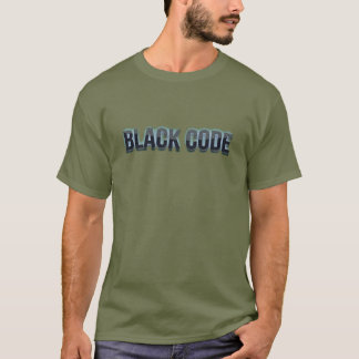 Camiseta Preta Código Logo Escuro Tee