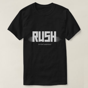 Camiseta Preta com Logotipo da Modern Rush Enterta