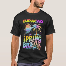 camiseta preta curacao spring break