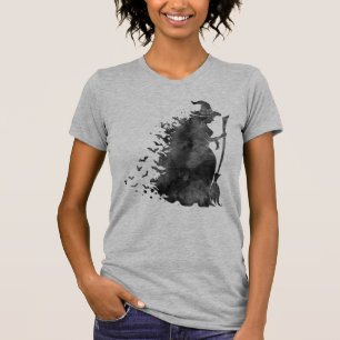 Camiseta preta da bruxa