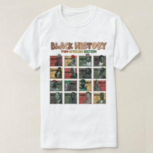 Camiseta Preta da História Pan-Africana Revolucion