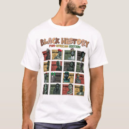 Camiseta Preta da História Pan-Africana Revolucion