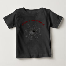Camiseta Preta de Bebê Halloween Boo