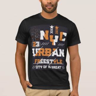 Camiseta Preta de Design Gráfico | Streetwear Eleg