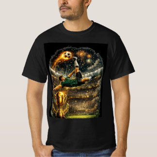 camiseta preta de futebol e design de jogador