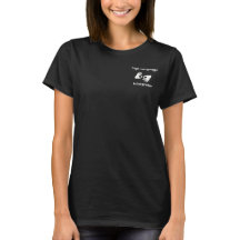 Camiseta preta de intérprete de língua de sinais f