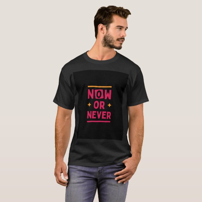 Camiseta preta de manga comprida com design (Frente Completa)