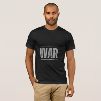 Camiseta preta de meia manga com design