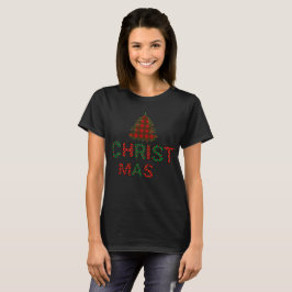 Camiseta Preta de Natal