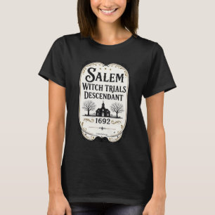 Camiseta Preta Descendente dos Julgamentos das Bru