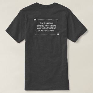 Camiseta preta Dirty Deeds