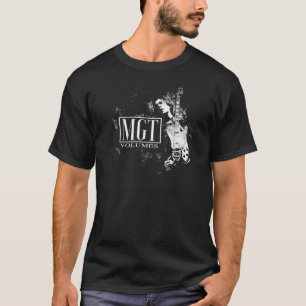 Camiseta preta dos volumes de MGT
