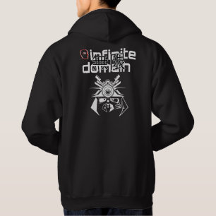 Camiseta Preta e Branca Infinite Domain Pocket