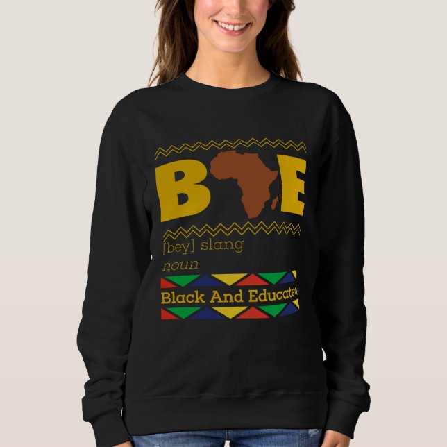 Camiseta Preta E Educada Bae Orgulho Negro Poder Da Garota  (Frente)