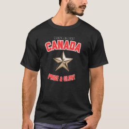 Camiseta Preta Edição Orgulho Nacional do Canadá
