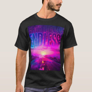 Camiseta Preta ENDLESS Neon Highway Dark - RAMHEAR