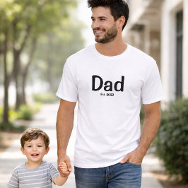 Camiseta Preta Estabelecido Papai