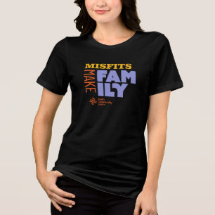 Camiseta Preta Família dos Inadaptados