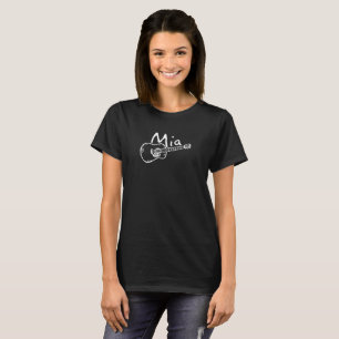 Camiseta preta feminina Mia