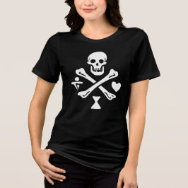 Camiseta preta feminina Red Beard