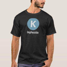 Camiseta preta K Ingleside