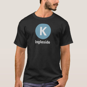Camiseta preta K Ingleside