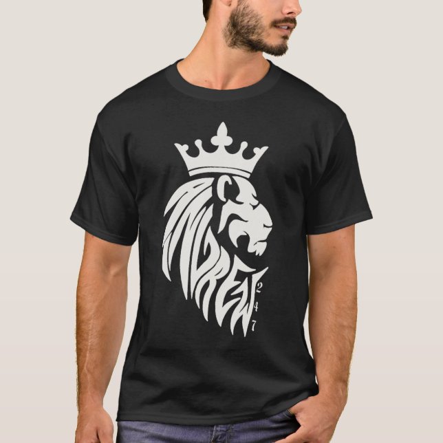 Camiseta preta King Andrew (Frente)